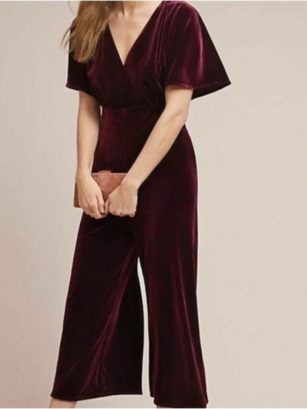 Greylin Luna Velvet Jumpsuit